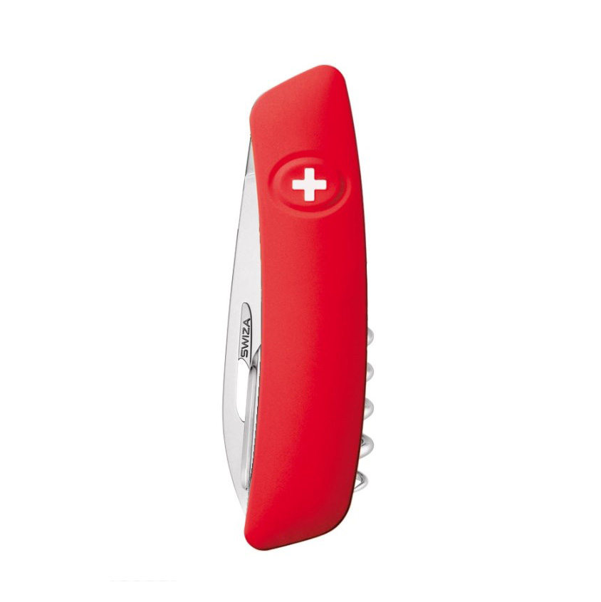 Swiza D03 red multipurpose knife with 11 functions