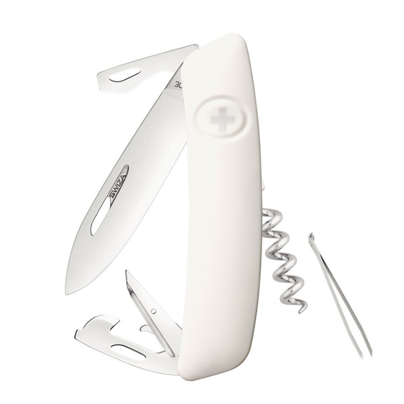 Navaja multiusos Swiza D03 Blanca con 11 funciones