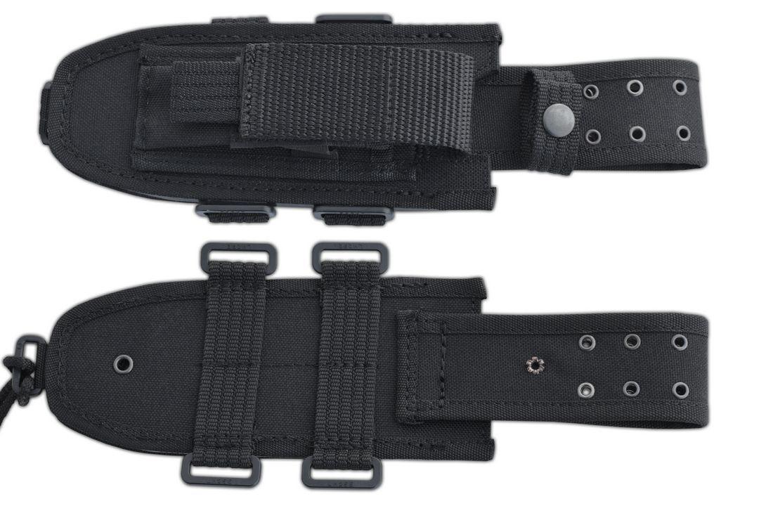 Coltello militare JV UOE II Compact con impugnatura in micarta nera