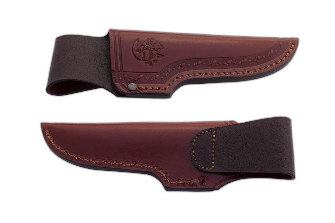 JV Bushcraft-Messer mit weißem Micarta-Griff