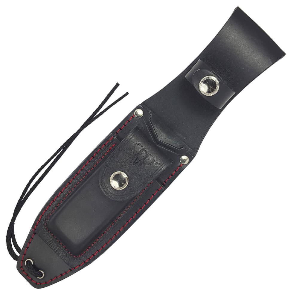 Coltello da sopravvivenza Cudeman Boina Verde Cadete di micarta nera kit completo