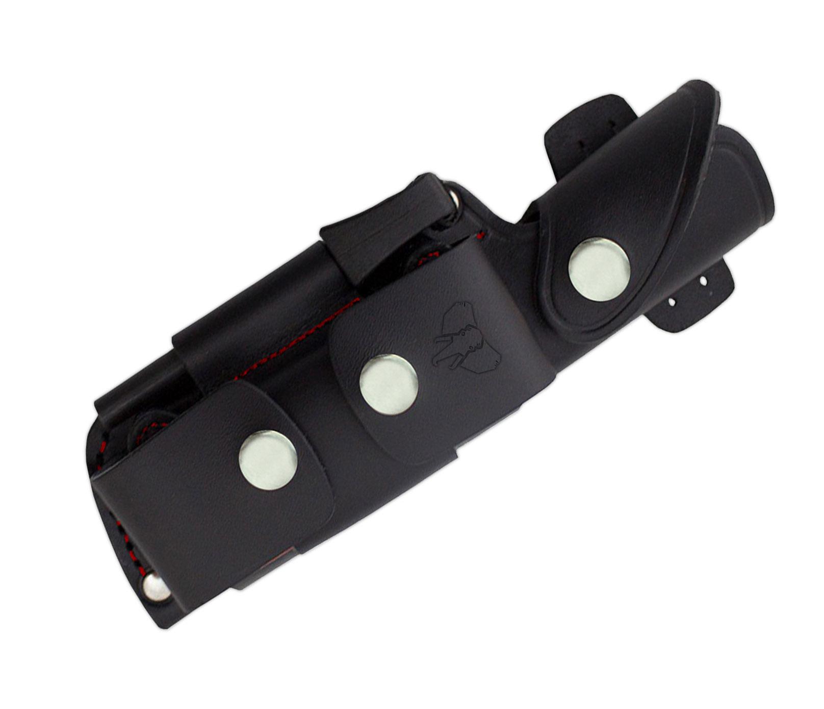 Cuchillo de supervivencia modelo Fab I. Mango micarta negra. Acero Böhler N695. Kit completo