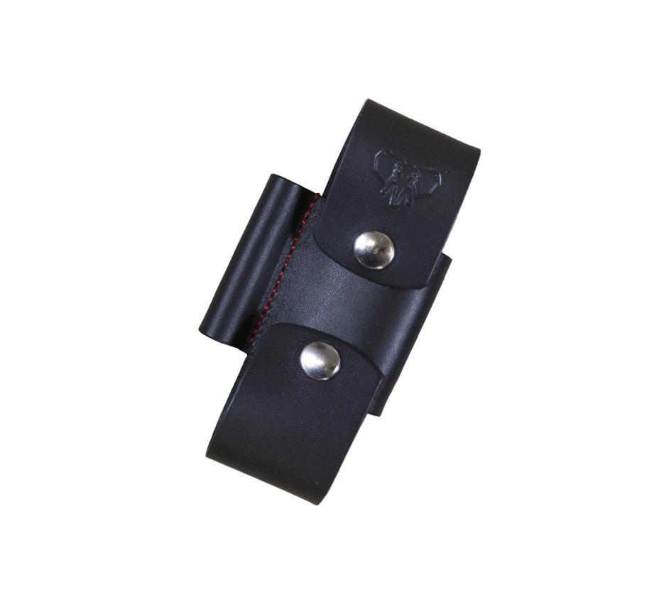 Cudeman schwarze Lederkupplung. 11cm