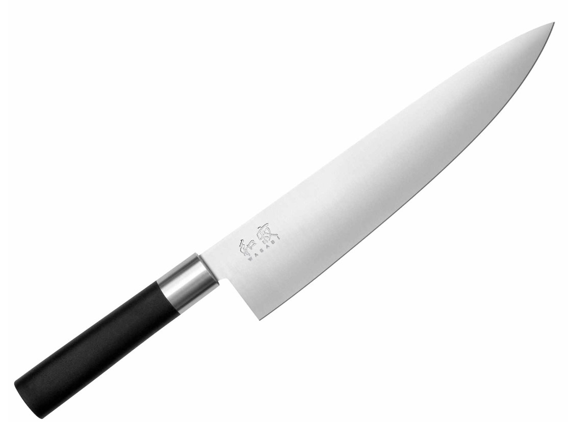Cuchillo de chef KAI Wasabi Black 6723C con hoja de 23,5 cm