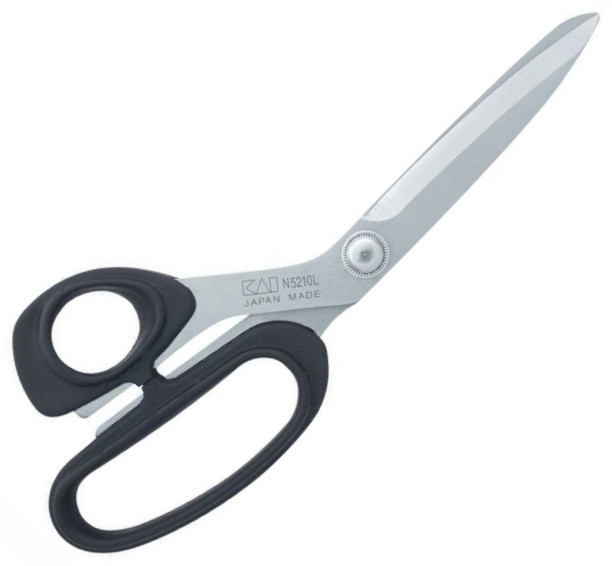 Tijera de confección acodada para zurdos KAI N5210L de 210 mm