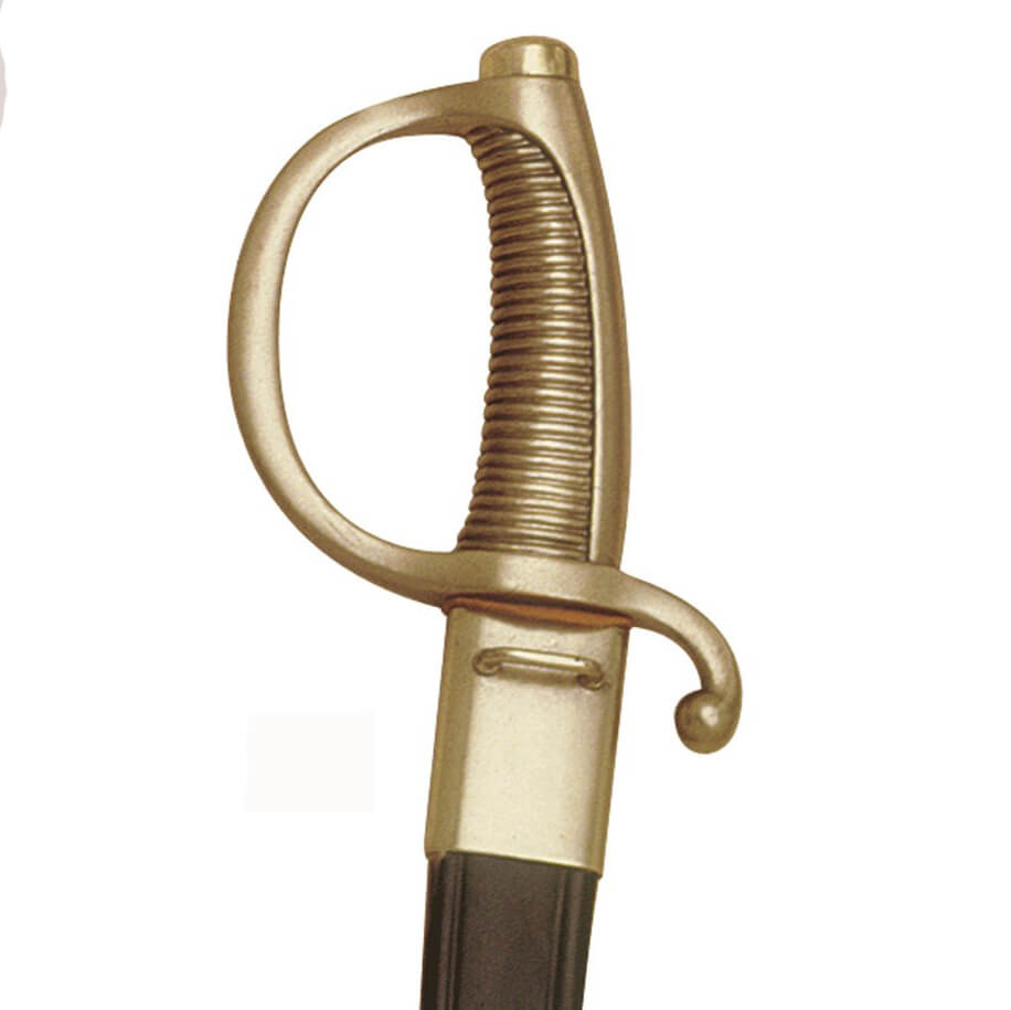 Sable Briquet dorado con vaina negra Marto 398.1