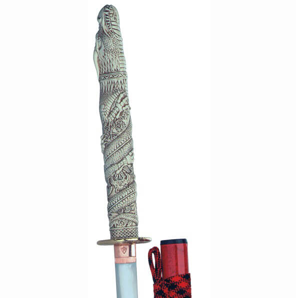 Duncan Macleod Katana avec manche en résine tête de dragon Marto HI8180