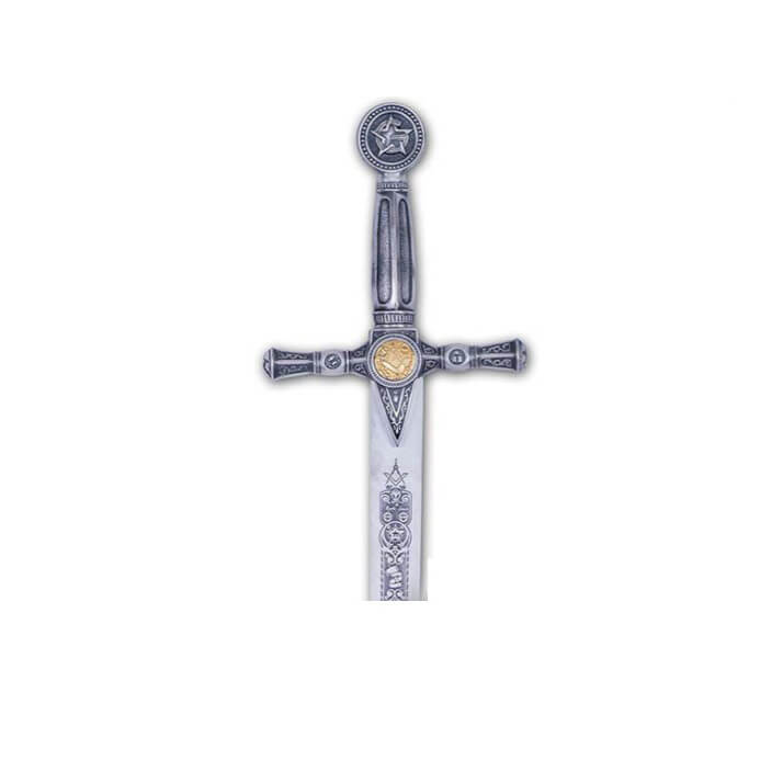 Cadet Masons sword with silver handle with engravings Marto 8644