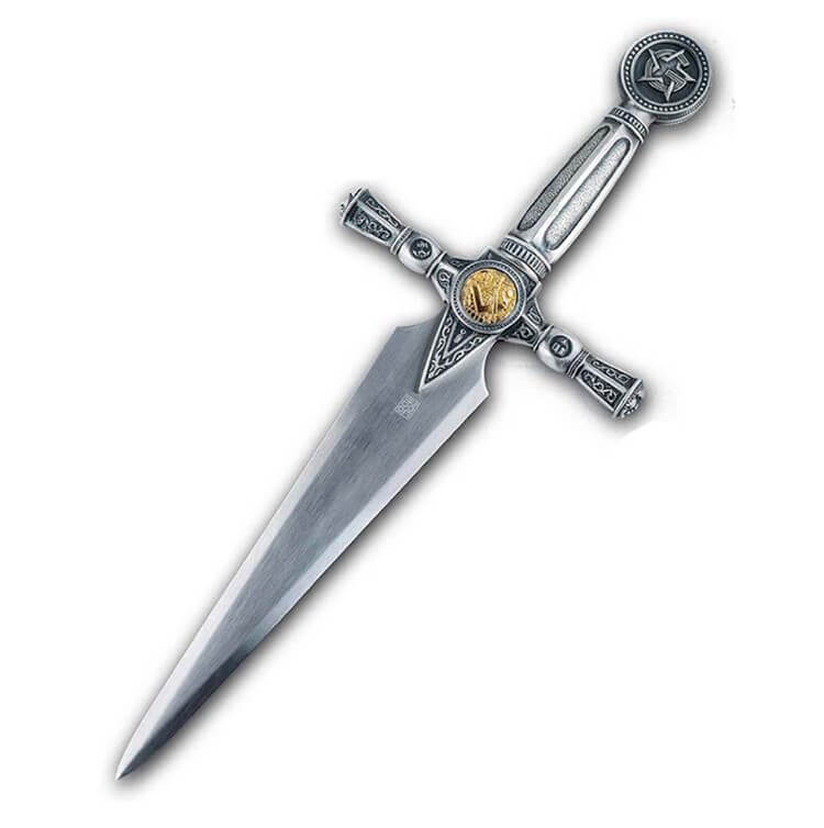 Daga Masónica con acabado en plata Marto 734