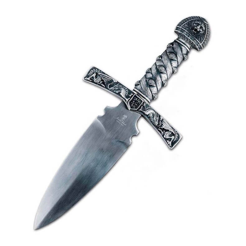 Daga Ricardo Corazón de León con acabado en plata Marto 731