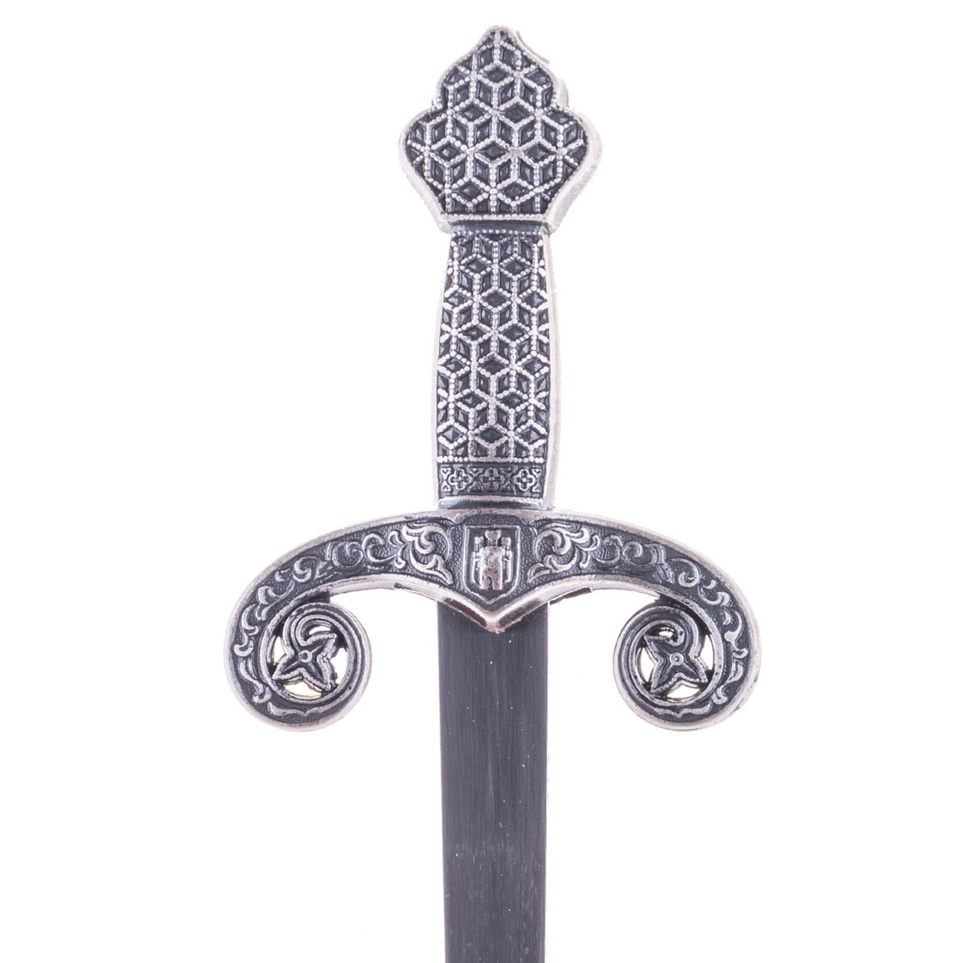 Coupe-papier épée San Fernando avec finition argentée Marto 8215