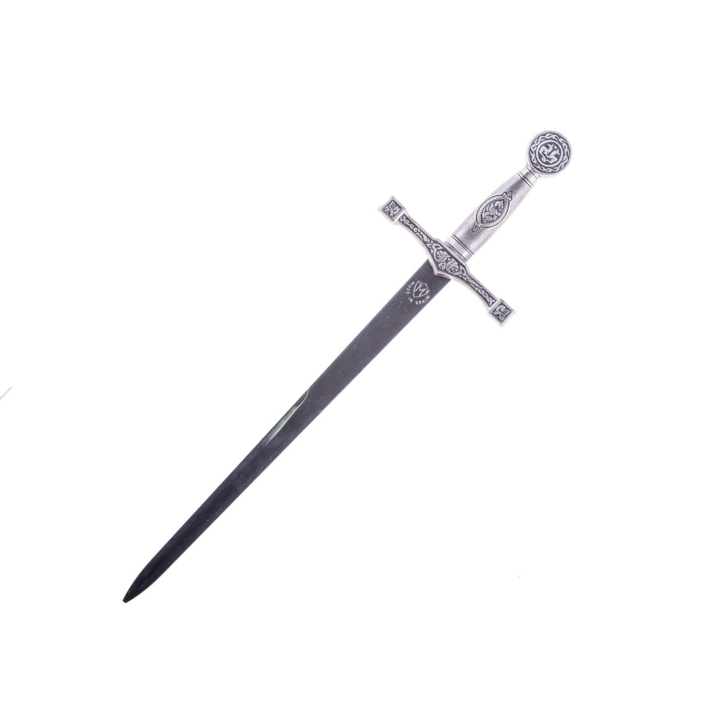 Abrecartas espada Excalibur con acabado en plata Marto 8216