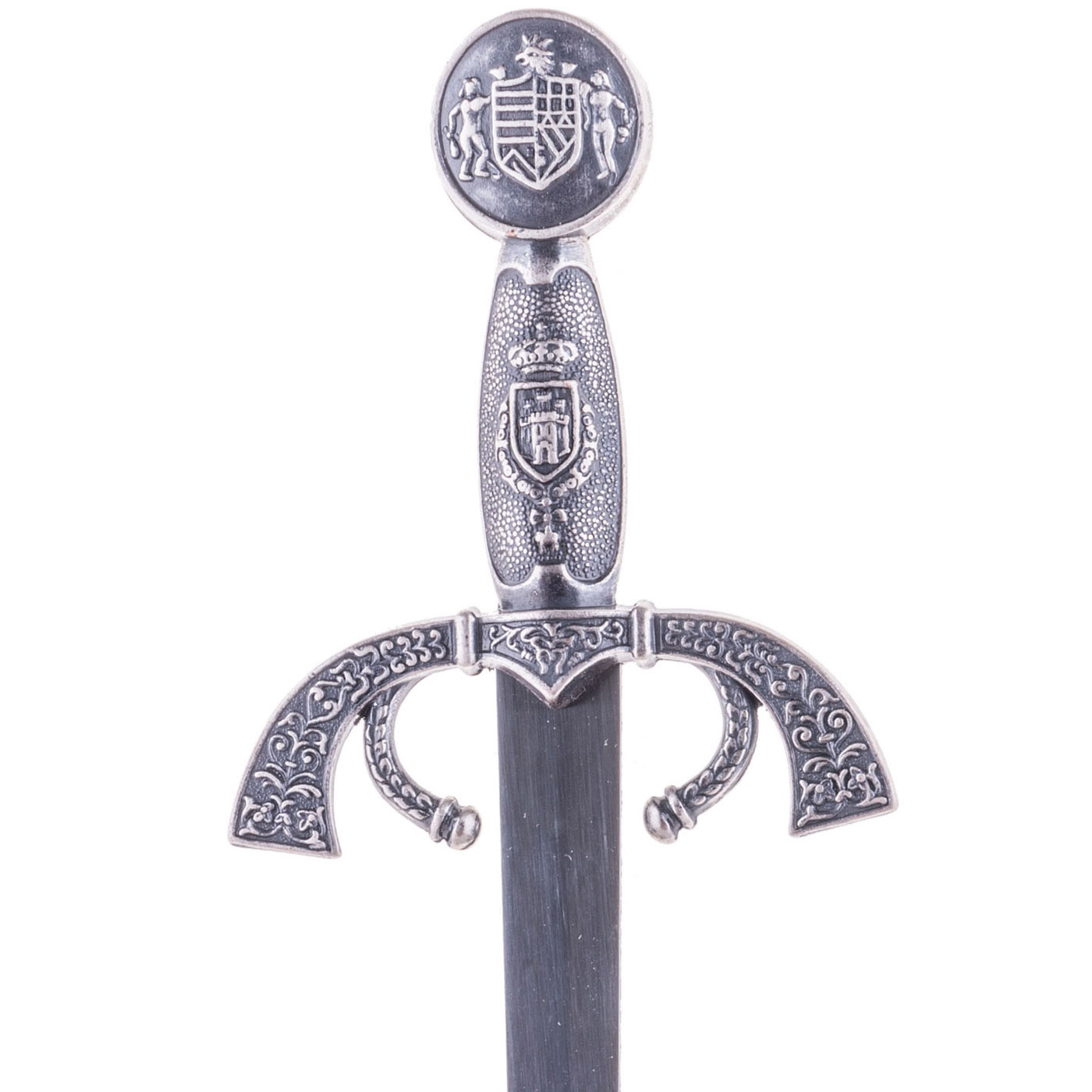 Great Captain sword letter opener with silver finish Marto 8214