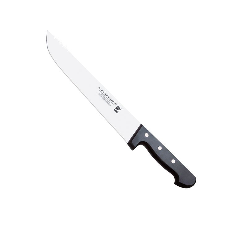 Cuchillo carnicero con hoja de 40 cm y mango de POM Martinez y Ga...