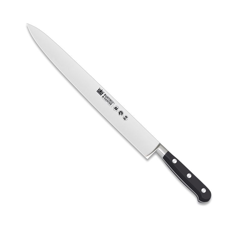 Cuchillo tranchelard forjado con mango de POM y hoja de 25 cm Mar...