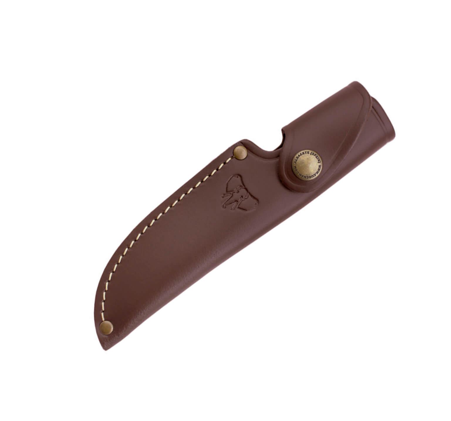 Cudeman-Jagdmesser mit rotem Ausdauergriff