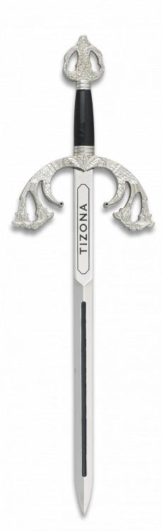 Espada de zinc TIZONA con hoja de 18 cm TOLE10 Imperial