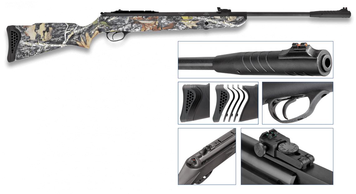 Carabina de aire comprimido MOD 125 MOSSY OAK CAMO, calibre 4.5 m...