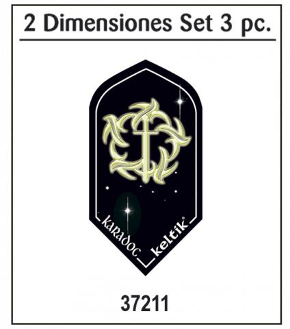 Set of 3 pieces of KARADOC arrow flights