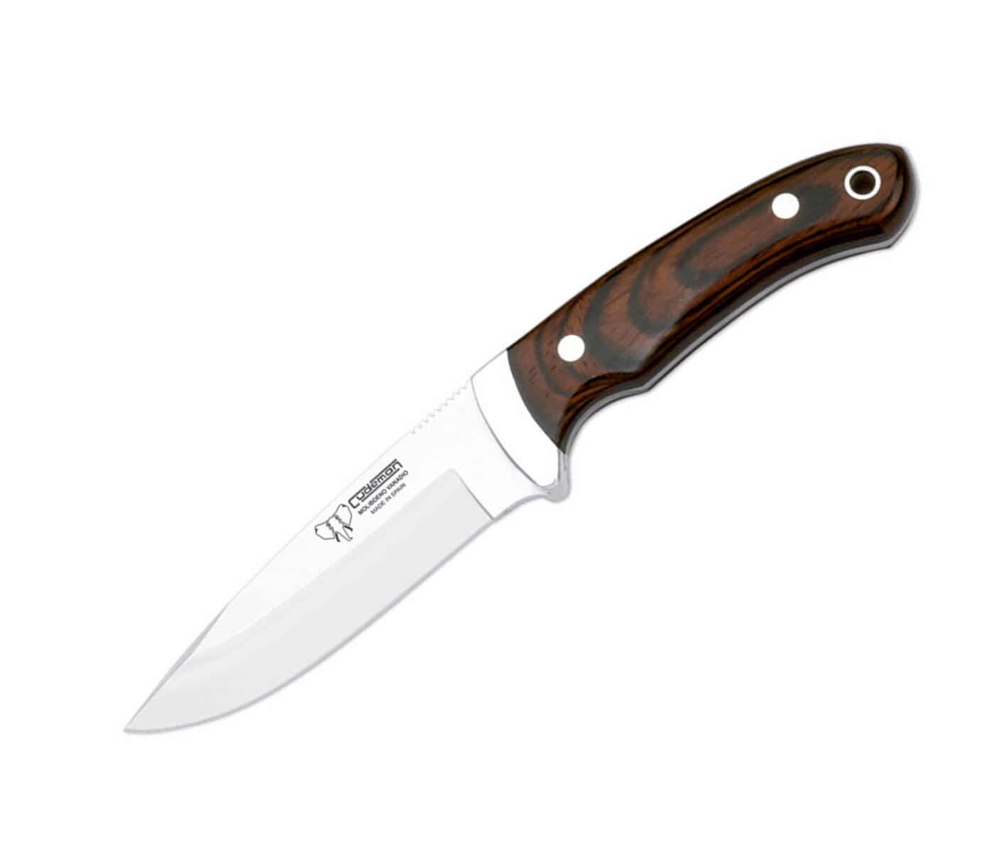 Cuchillo de caza Cudeman con punta drop point 290-R con puño de e...