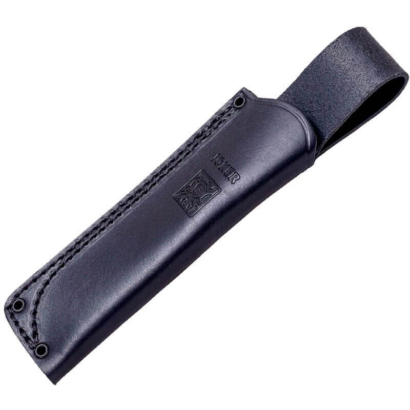 Joker BS9 Lynx com cabo em micarta preto e bainha de couro