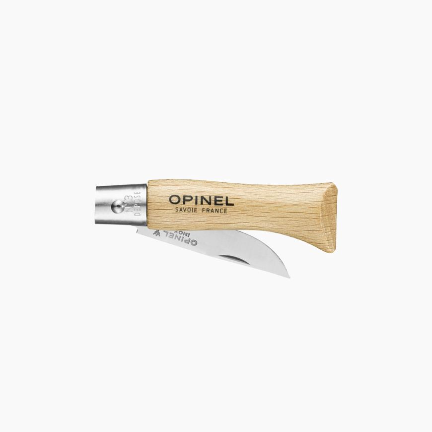 Opinel No. 3 with stainless steel blade and varnished beechwood handle