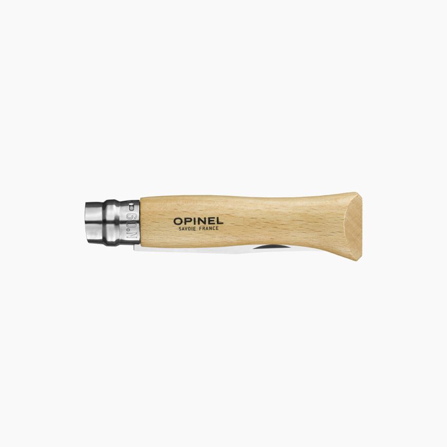 Opinel No. 9 con lama in acciaio inossidabile e manico in faggio verniciato