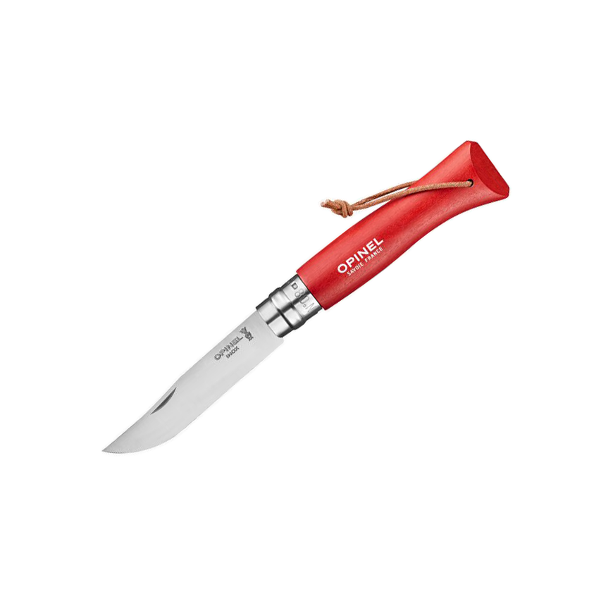 Navaja Trekking Orígenes de Opinel N08 Rojo