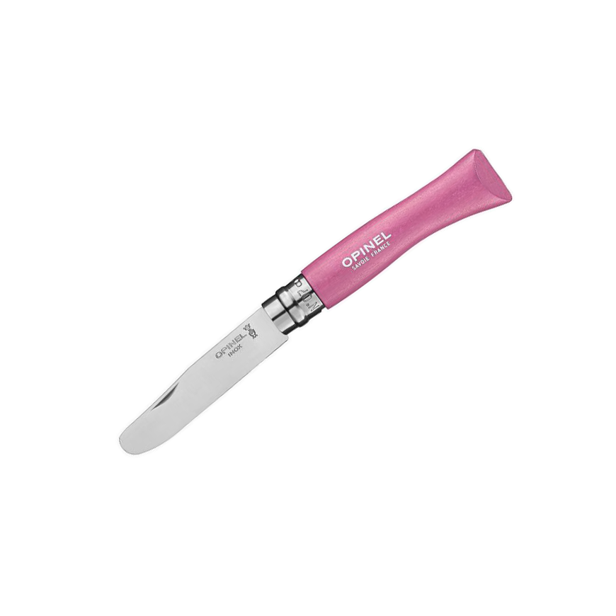 Meu primeiro Opinel com cabo de madeira de faia natural enverniza...