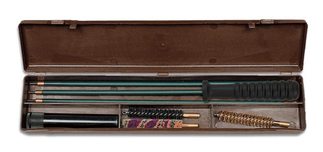 Shotgun cleaning kit 3 pcs. with plastic coated steel rod cal. 30...
