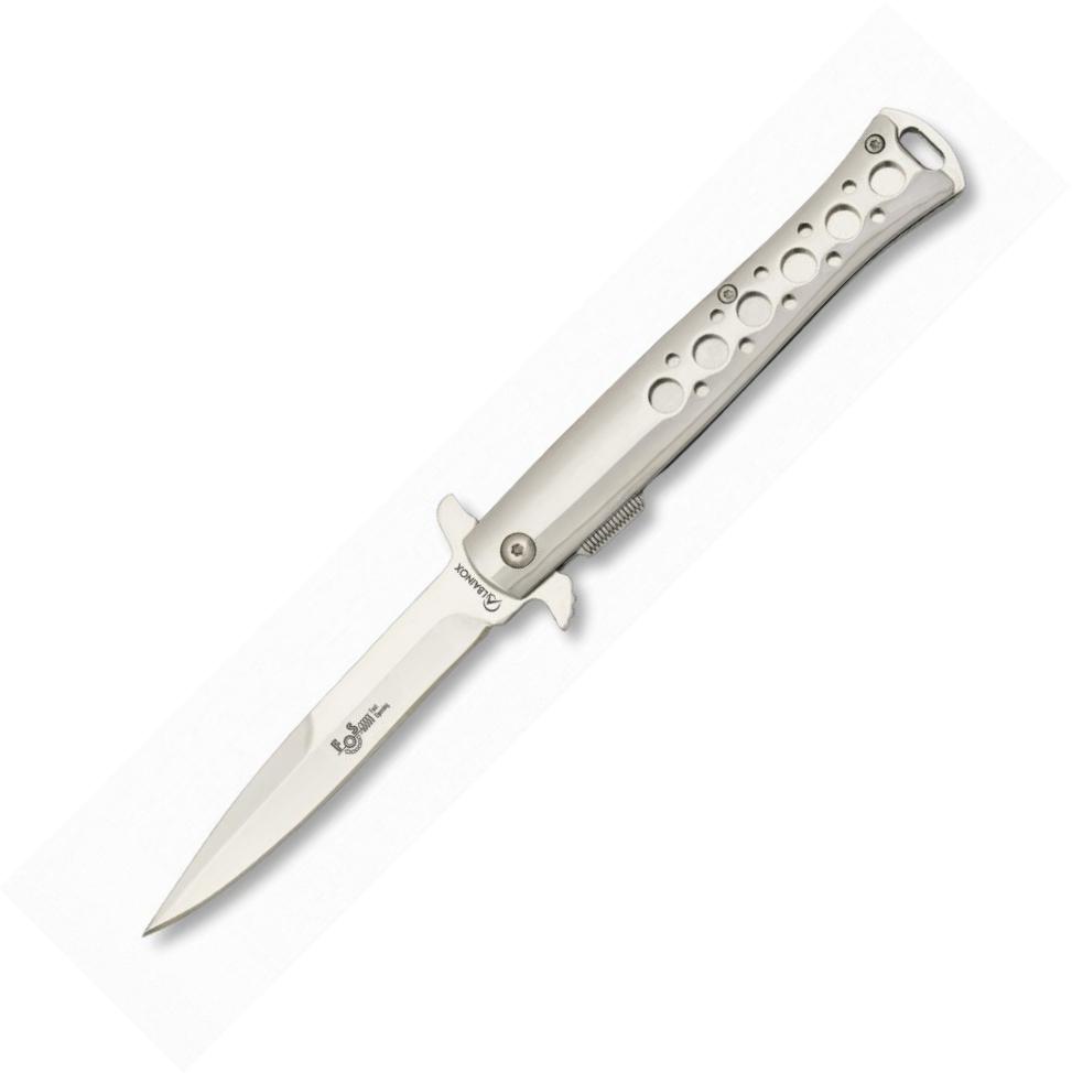Albainox steel pocket knife with clip and 10 cm blade