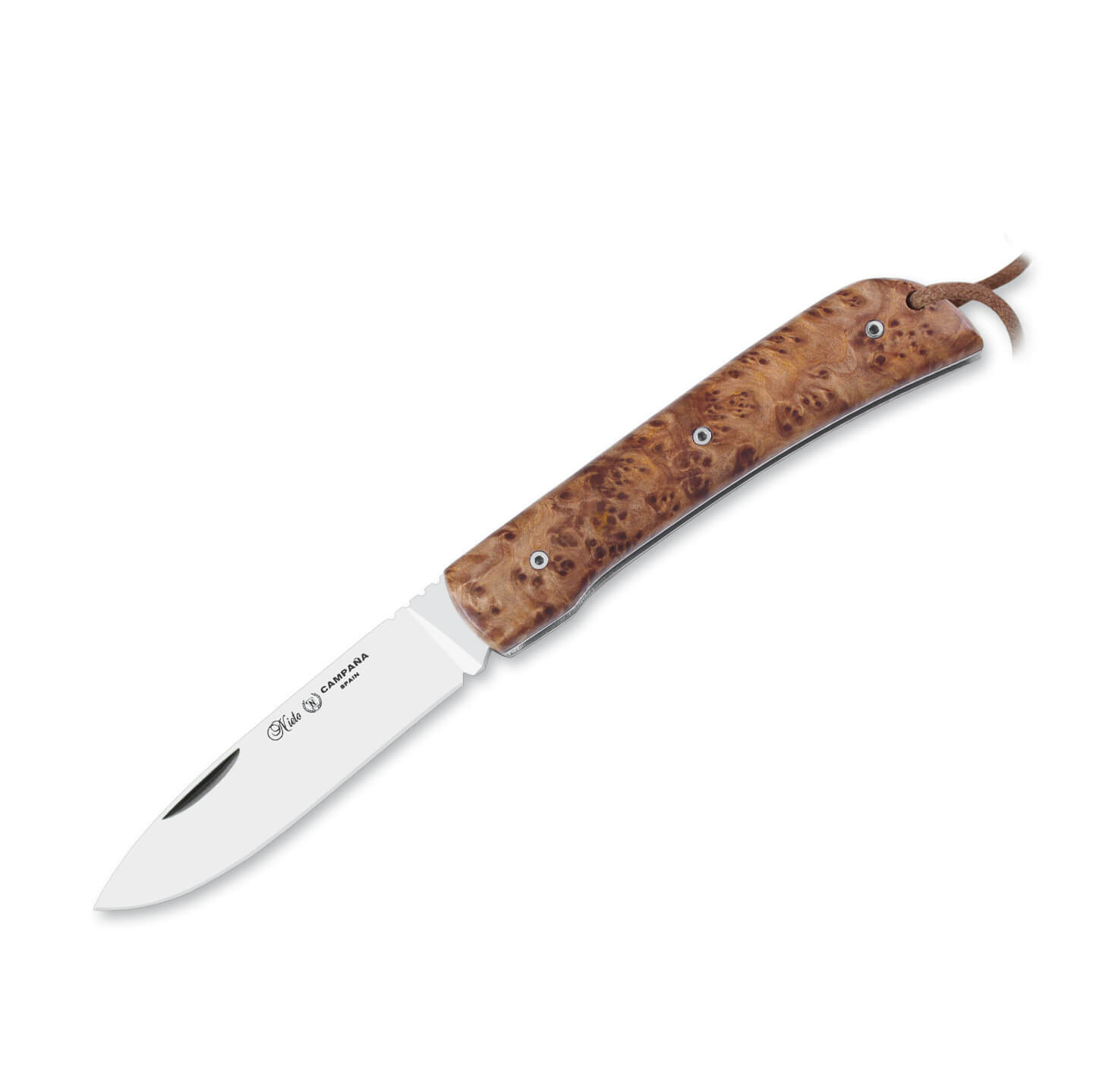 Coltello tascabile Nieto Campaña con manico in legno di thuya con...