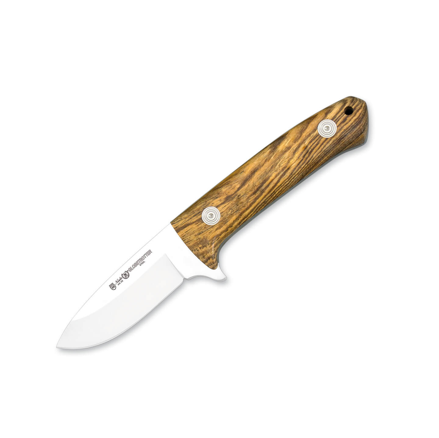 Cuchillo de caza Nieto Globetrotter con mango de madera de bocote...