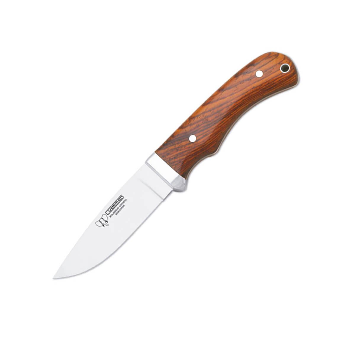 Cuchillo de caza Cudeman con mango en madera de cocobolo pulido y...
