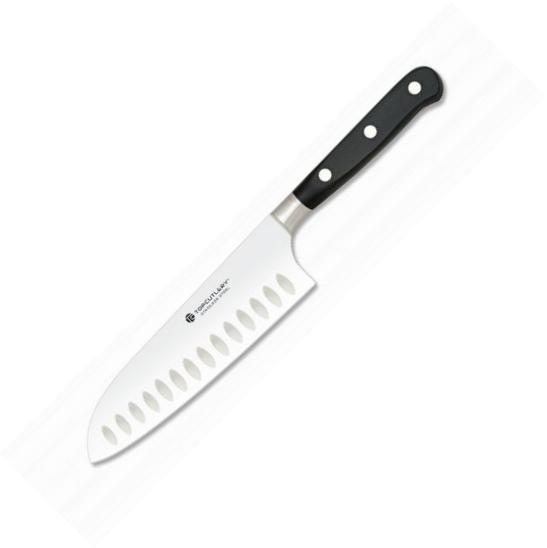 Cuchillo Santoku alveolado con hoja de 17cm