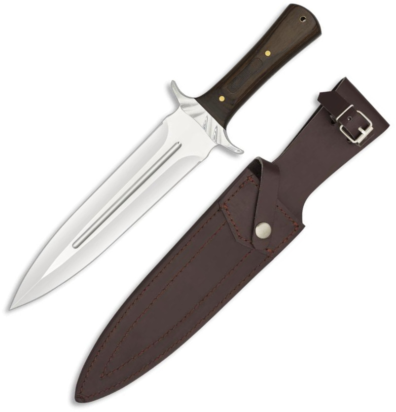 Cuchillo rematador Albainox con mango de stamina decorada CNC, vi...