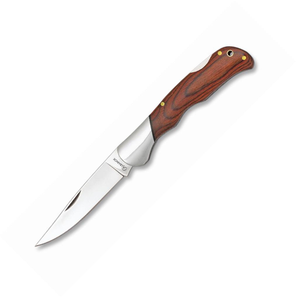 Albainox Campaña pocket knife with red stamina handle, steel bols...