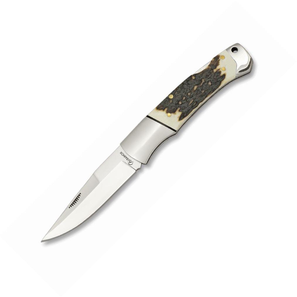 Albainox Campaña penknife designed in Spain with deer antler hand...