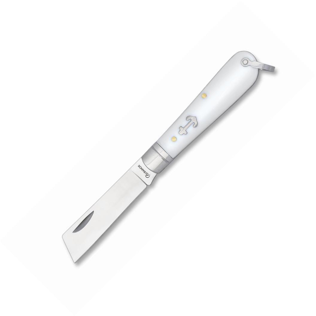Coltello tascabile da marinaio con ghiera in acciaio inox, scagli...