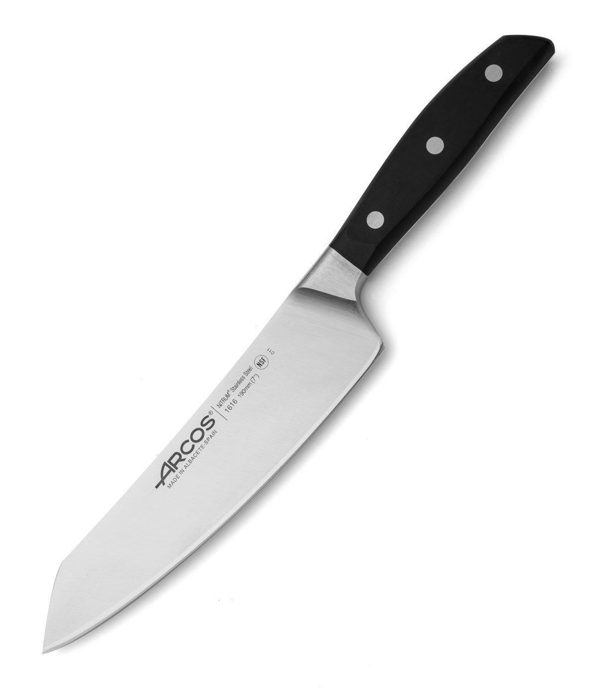 Cuchillo Rocking santoku Arcos Manhattan con hoja de 19 cm