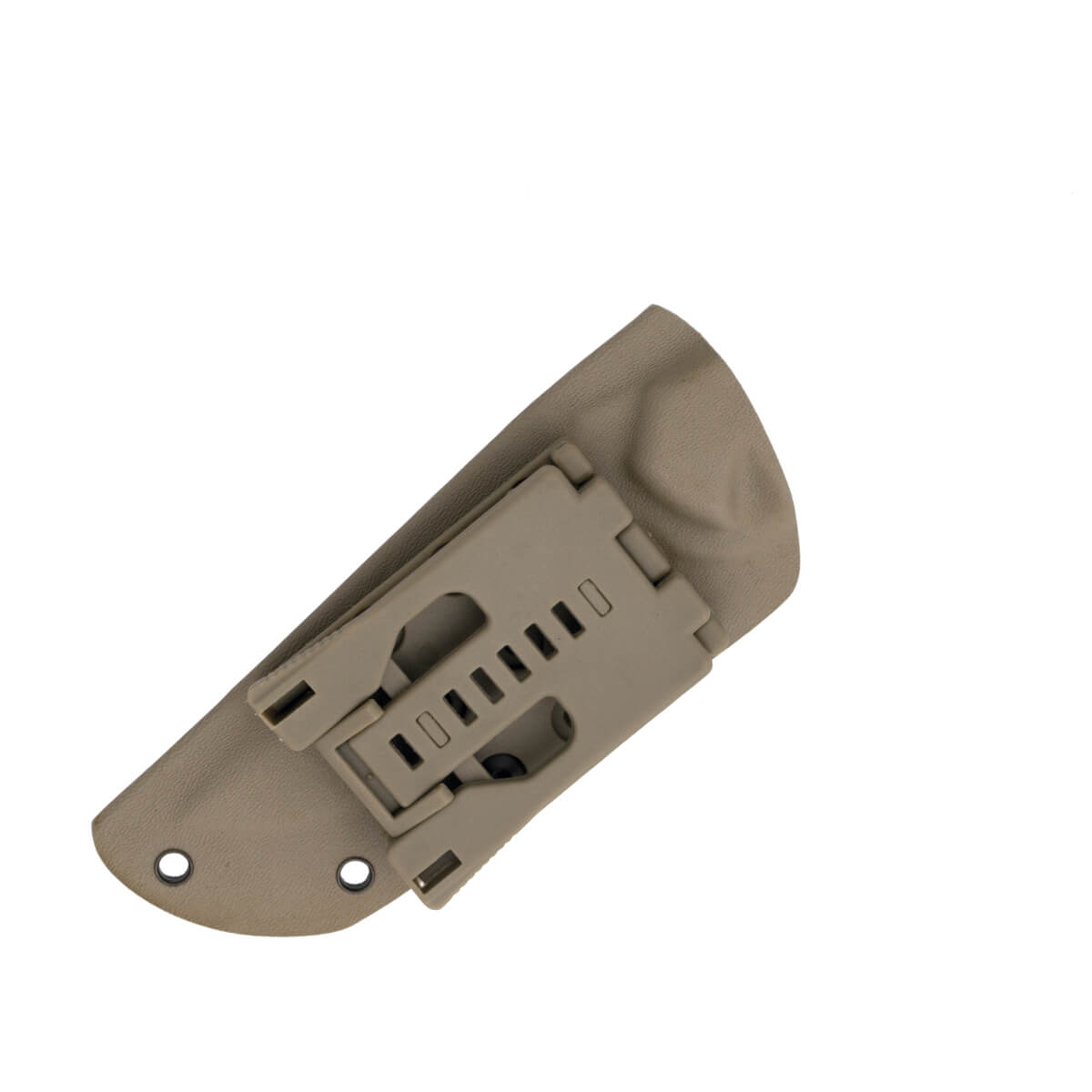 Cuchillo táctico con hoja titanio gris y mango de G10 color camel